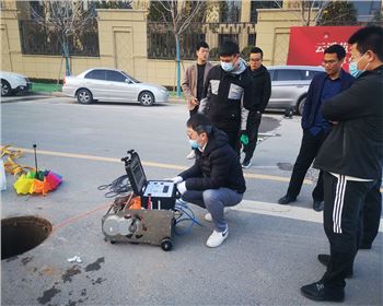 雨污水管道檢測現(xiàn)場圖片(GTR200機(jī)器人2021.11.27)